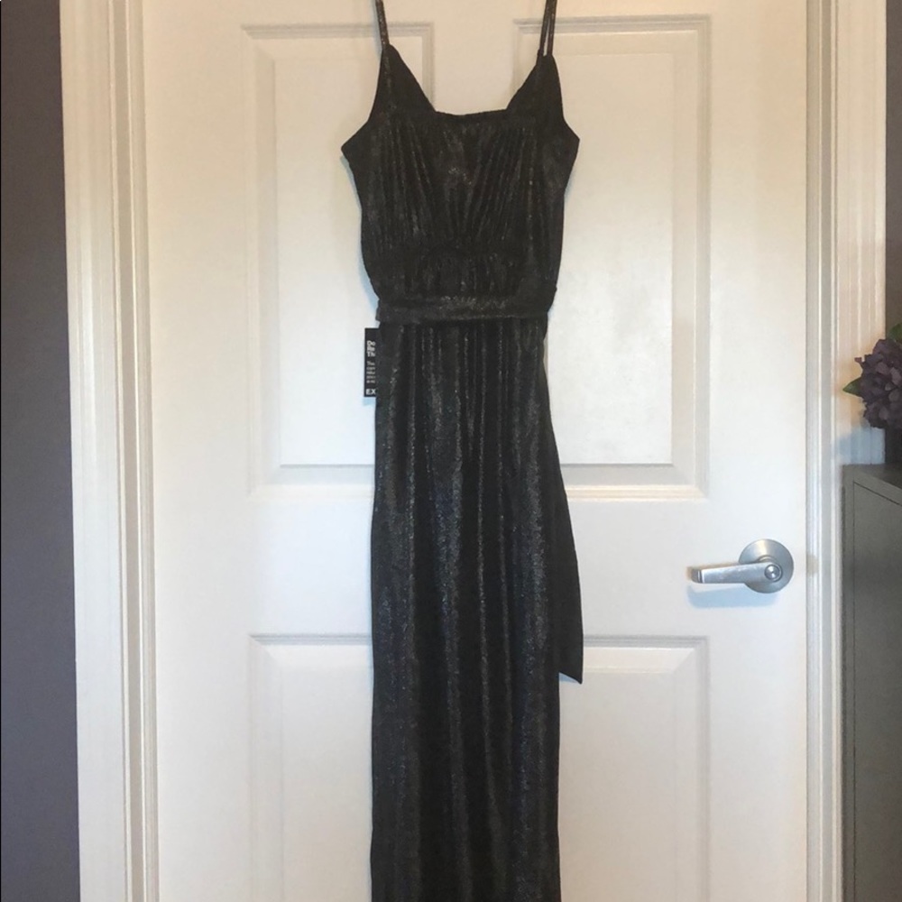 NEW! Express Metallic High-Low Dress